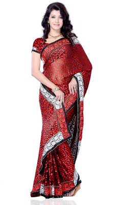 50% OFF on Diva Fashion Printed Fashion Brasso Sari 50% OFF on Diva Fashion Printed Fashion Brasso Sari