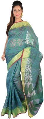 30% OFF on 9rasa Printed Banarasi Art Silk Sari