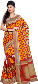 Riti Riwaz Printed Bhagalpuri Silk Sari