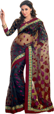 60% OFF on Cbazaar Self Design Fashion Tissue Sari