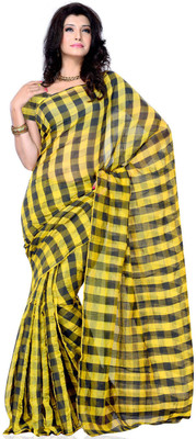 Mehak Checkered Daily Wear Art Silk Sari Mehak Checkered Daily Wear Art Silk Sari