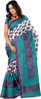 Kajal sarees Striped Fashion Silk Sari