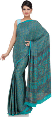 Chhabra 555 Printed Daily Wear Crepe Sari Chhabra 555 Printed Daily Wear Crepe Sari