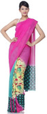 Chhabra 555 Floral Print Georgette Sari