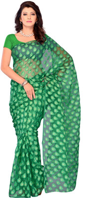 Diva Fashion Printed Fashion Jacquard Sari Diva Fashion Printed Fashion Jacquard Sari