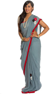 37% OFF on moKanc Floral Print That Georgette Sari 37% OFF on moKanc Floral Print That Georgette Sari