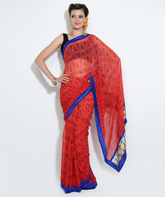 80% OFF on Roop Kashish Printed Chiffon Sari 80% OFF on Roop Kashish Printed Chiffon Sari