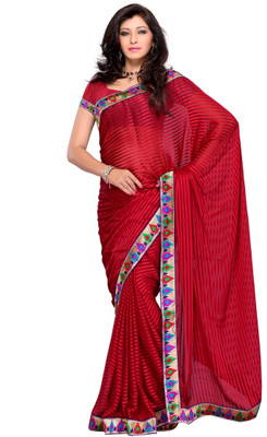 50% OFF on Diva Fashion Striped Daily Wear Chiffon Sari 50% OFF on Diva Fashion Striped Daily Wear Chiffon Sari