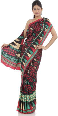 Chhabra 555 Printed Crepe Sari Chhabra 555 Printed Crepe Sari
