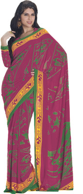56% OFF on Taanshi Printed Rajshahi Crepe Sari 56% OFF on Taanshi Printed Rajshahi Crepe Sari