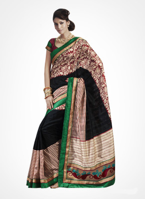 55% OFF on Rajguru Rise Floral Print Bhagalpuri Art Silk Sari 55% OFF on Rajguru Rise Floral Print Bhagalpuri Art Silk Sari