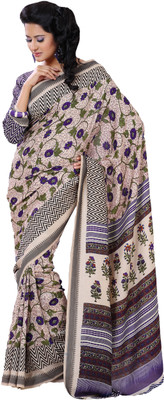 50% OFF on Vishal Printed Fashion Silk Sari