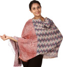 30% OFF on Exotic India Woven Cotton, Wool Women's Scarf