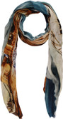 61% OFF on Toscee Printed 90% Modal and 10% Cashmere. Women's Scarf