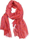 19% OFF on Scarves & Glitters Printed Cotton Women's Scarf