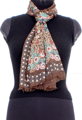 62% OFF on Trendif Floral Print Cotton Women's Scarf 62% OFF on Trendif Floral Print Cotton Women's Scarf