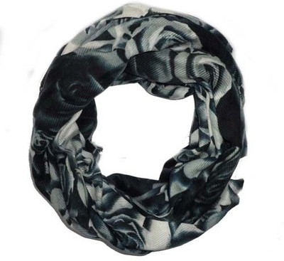 37% OFF on La Mall Floral Print Cashmere Women's Scarf