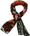 50% OFF on Toscee Printed 80%Wool, 20% Silk Women's Scarf