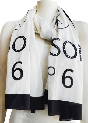 9% OFF on Thressorize Printed Cotton Women's Scarf