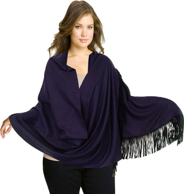 70% OFF on Super Drool Solid Silk Pashmina Women's Scarf