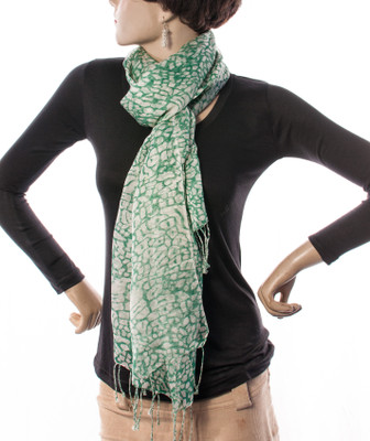 Welkin Self Design Cotton Women's Scarf