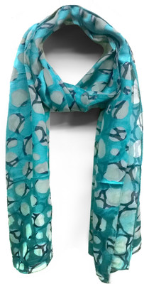 33% OFF on Scarfking Geometric Print Polyester Women's Scarf