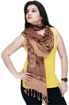 9% OFF on Ghasitaram Gifts Printed Cotton Women's Scarf