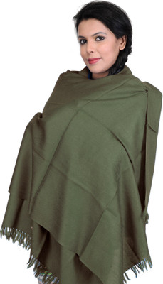 30% OFF on Exotic India Solid Wool Women's Scarf