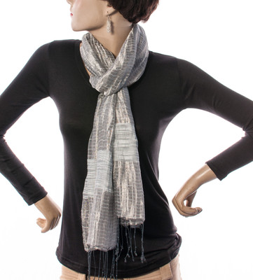 Welkin Self Design Cotton Women's Scarf