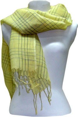 30% OFF on Dushaalaa Checkered Cotton/Silk Women's Scarf 30% OFF on Dushaalaa Checkered Cotton/Silk Women's Scarf