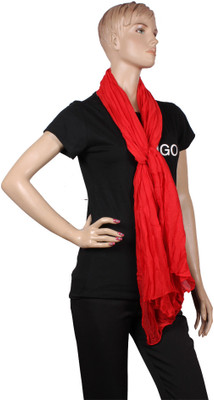 20% OFF on Khoobsurati Solid Rayon, Cotton Women's Scarf