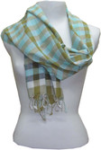 Dushaalaa Checkered Cotton Women's Scarf
