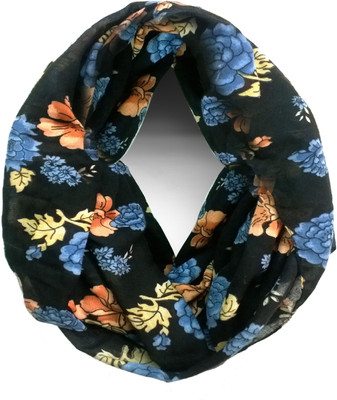 50% OFF on Scarfking Floral Print Polyester Women's Scarf