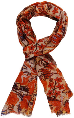 44% OFF on Toscee Printed 90%Modal10%Cashmere Women's Scarf