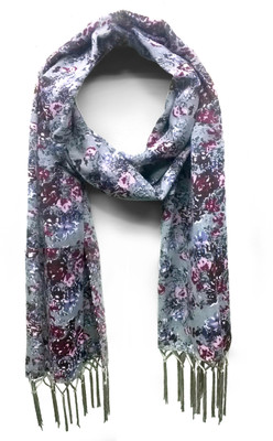 50% OFF on Scarfking Floral Print Polyester Women's Scarf