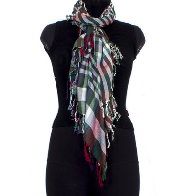 57% OFF on Trendif Checkered Cotton Women's Scarf