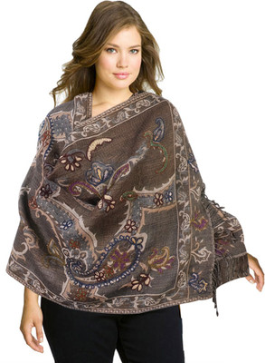 67% OFF on Super Drool Self Design Woolen Women's Scarf