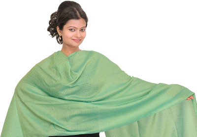 30% OFF on Exotic India Woven Silk, Wool Women's Scarf