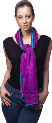 19% OFF on Scarves & Glitters Solid Viscose Women's Scarf