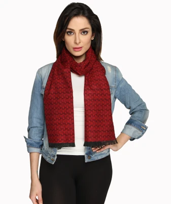50% OFF on Bombay High Self Design Viscose Women's Scarf 50% OFF on Bombay High Self Design Viscose Women's Scarf