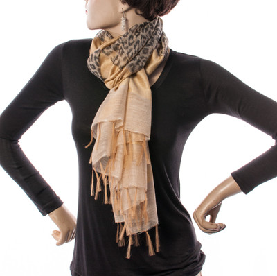Welkin Animal Print Wool Women's Scarf