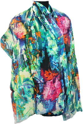 60% OFF on Numalo Floral Print Cotton Women's Scarf