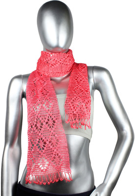 54% OFF on moKanc Self Design Silk Women's Scarf