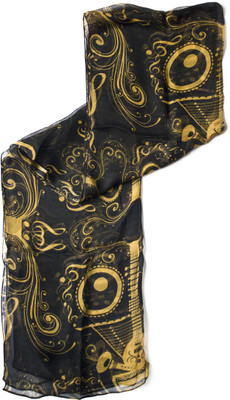 Mad(e) in India Printed Chiffon Girl's Scarf