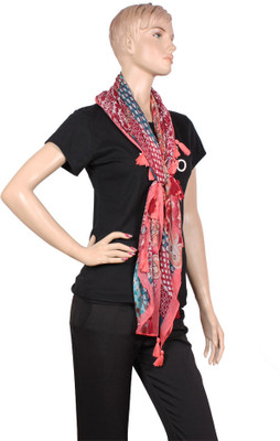 20% OFF on Khoobsurati Printed Cotton, Rayon Women's Scarf 20% OFF on Khoobsurati Printed Cotton, Rayon Women's Scarf