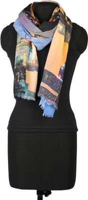 Love From India Printed Wool Viscose Women's Scarf