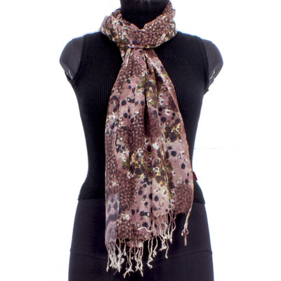 44% OFF on Trendif Floral Print Viscose Women's Scarf