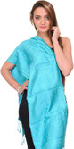 30% OFF on Exotic India Woven Pure Silk Women's Scarf