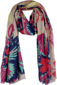 37% OFF on True Fashion Floral Print Polyetser Women's Scarf