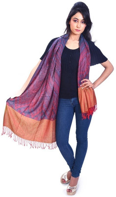 57% OFF on Home India Self Design Silk Women's Scarf 57% OFF on Home India Self Design Silk Women's Scarf